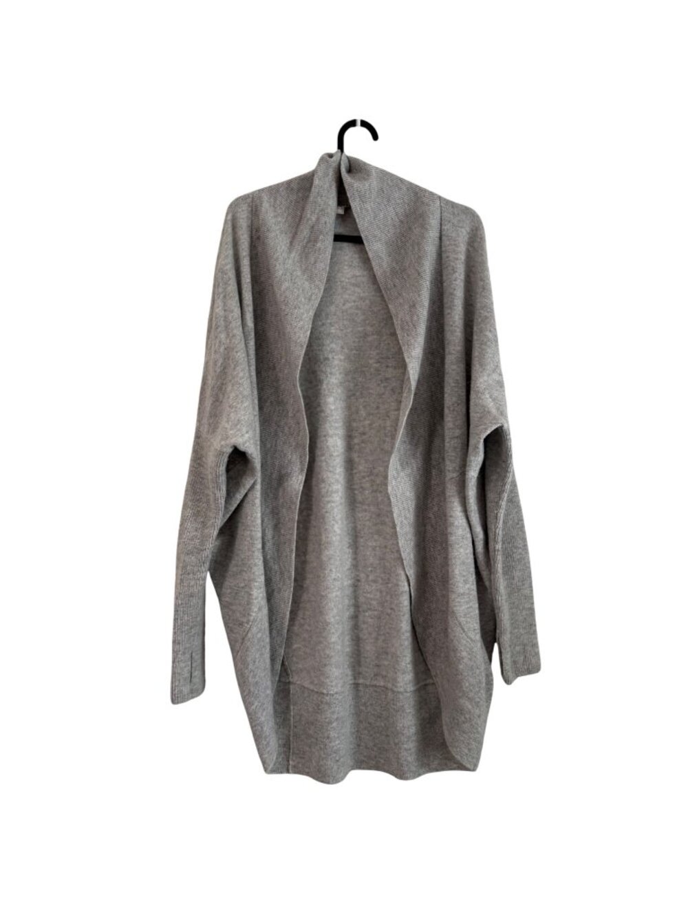 Athleta Heather Gray Wool Cashmere Cocoon Cardigan Sweater Womens Size Small